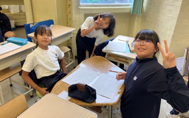 小学部４年生　交流の様子