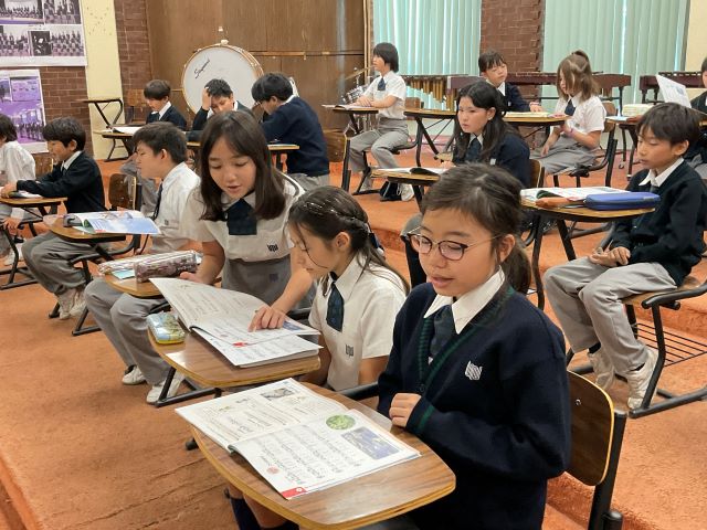 小学部５年生　交流の様子