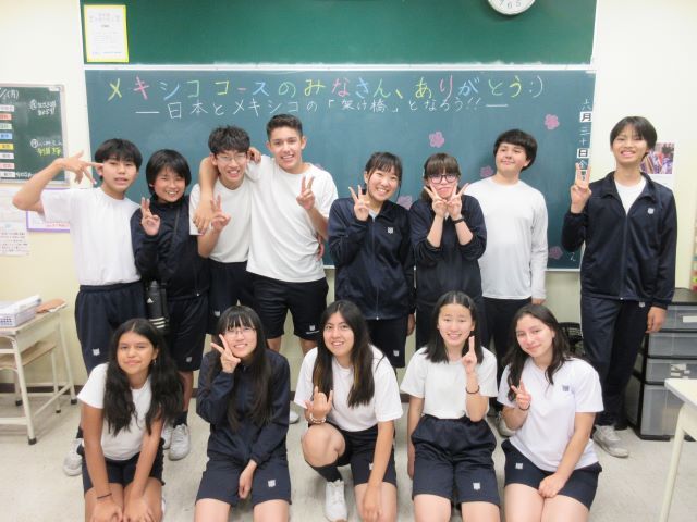 中学部１年生　交流の様子