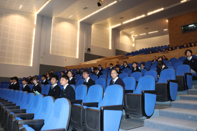 英語スピーチコンテストの様子①