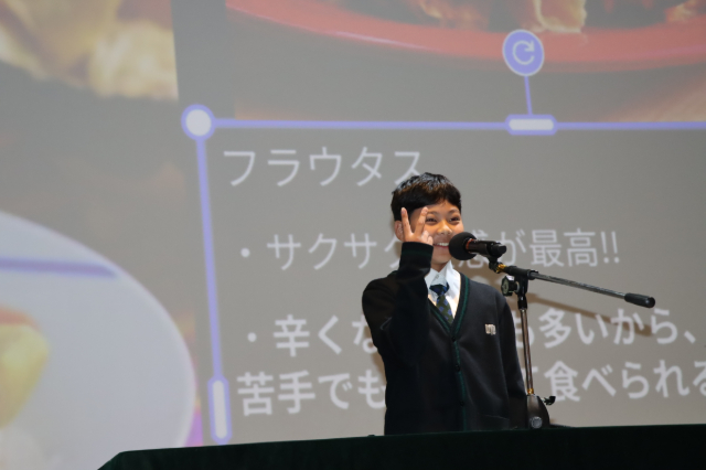 英語スピーチコンテストの様子②