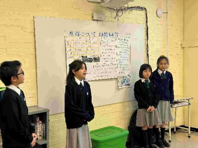 小学部５年生　平和への祈りを込めて